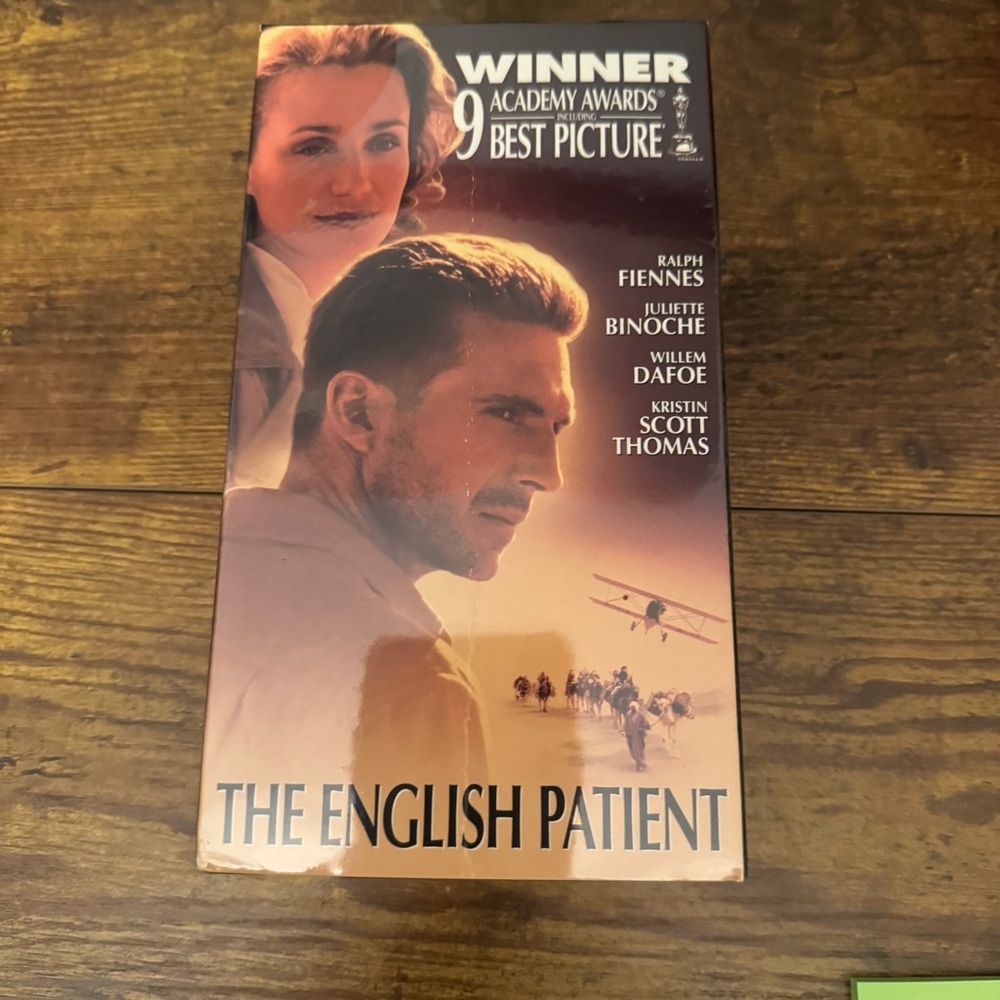The English Patient 1997 Miramax Two VHS Tape‎ Set Best Picture Oscar
